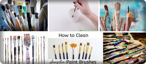 How-To-Clean-Acrylic-Paint-Brushes-Between-Colors How To Clean Acrylic Paint Brushes Between Colors  