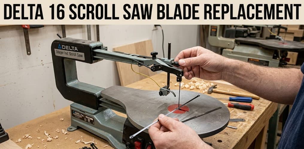 Delta 16 Scroll Saw Blade Replacement